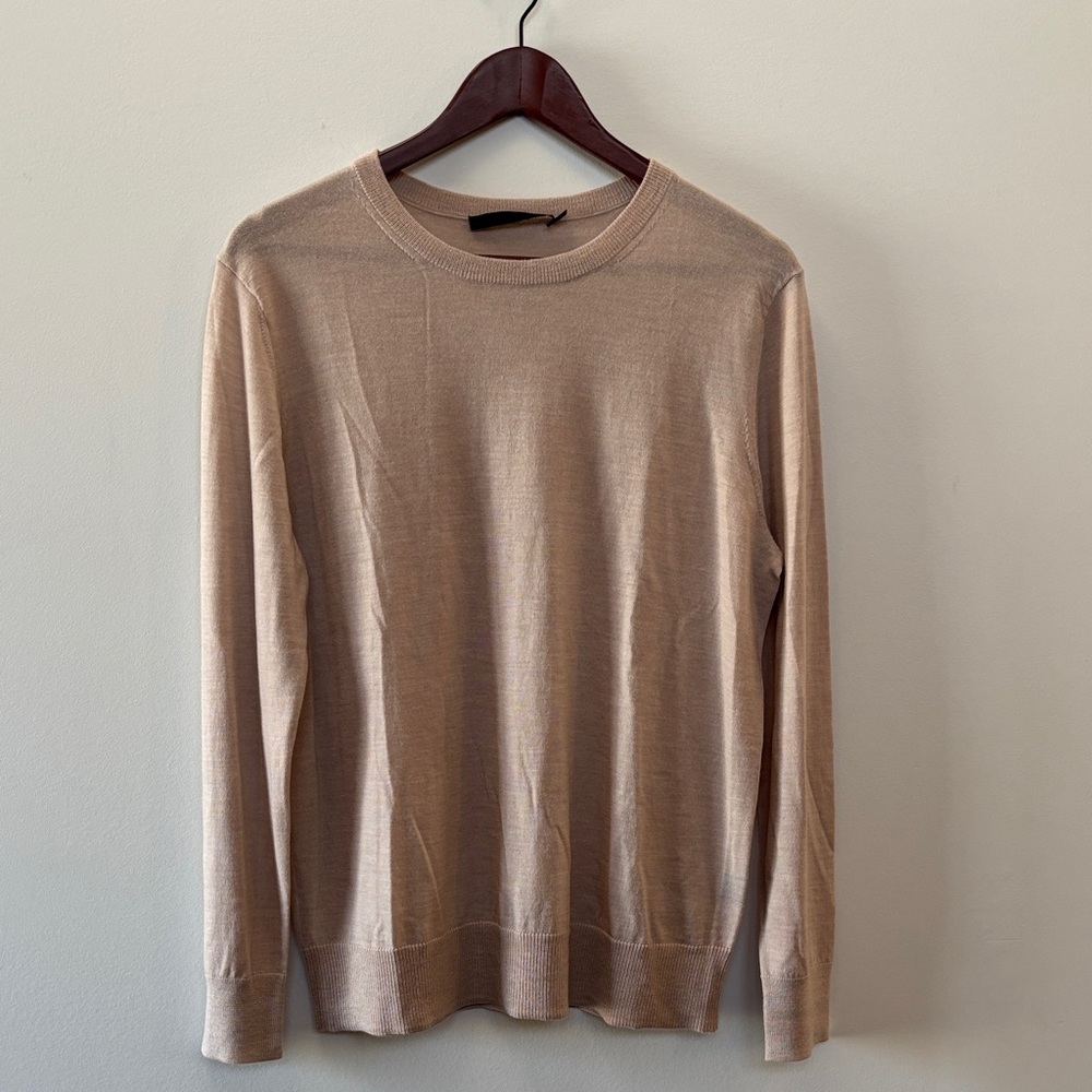 Jenni Kayne Tan Crew Neck Sweater